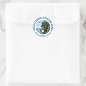 Kenai Fjords NP Ronde Sticker (Tas)