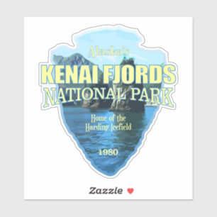 Kenai Fjords (pijlpunt) Sticker