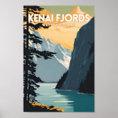 Kenai Fjords Poster (Voorkant)