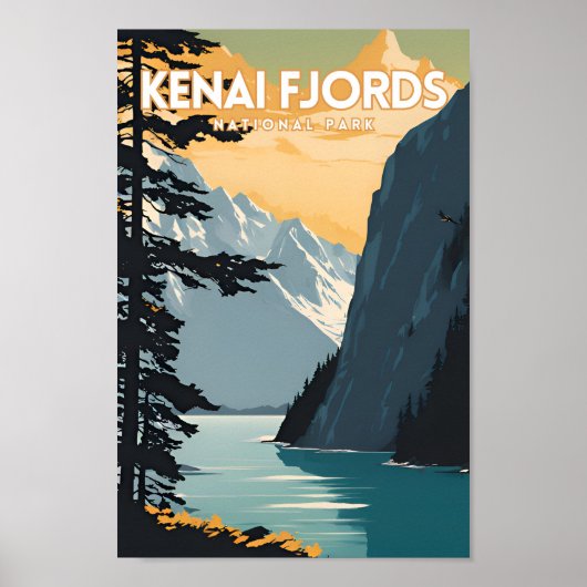 Kenai Fjords Poster (Voorkant)