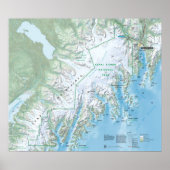 Kenai Fjords Poster (Voorkant)
