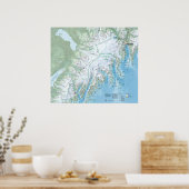 Kenai Fjords Poster (Keuken)