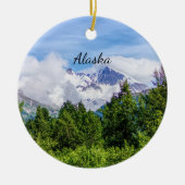 Kenai Fjords Snowy Mountains Ornament (Voorkant)
