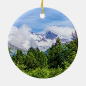 Kenai Fjords Snowy Mountains Ornament (Achterkant)