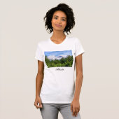 Kenai Fjords Snowy Mountains T-Shirt (Voorkant volledig)
