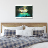 Kenai Lake, Alaska met Storm Gathering Canvas Afdruk (Insitu (Slaapkamer))