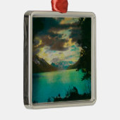 Kenai Lake, Alaska met Storm Gathering Metalen Ornament (Rechts)