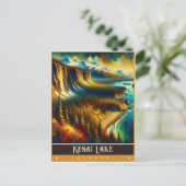 Kenai Lake, Alaska |  schilderij Briefkaart (Staand voorkant)