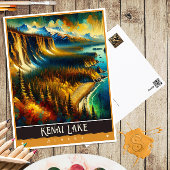 Kenai Lake, Alaska |  schilderij Briefkaart