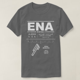 Kenai Municipal Airport ENA T-shirt