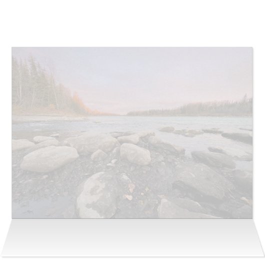 Kenai River - 5" x 7" Art Kaart (Binnen Horizontaal (Boven))