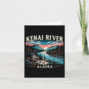 Kenai River Alaska Ak Salmon Vist Camping Hikin Kaart
