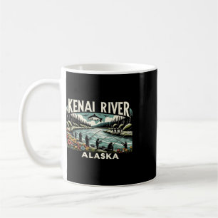Kenai Rivier Alaska Ak Zalm Vissen Natuurliefhebbe Koffiemok