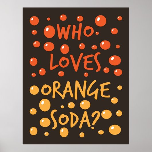 Kenan Kel die van Oranje Soda Nickelodeon houdt Poster (Voorkant)