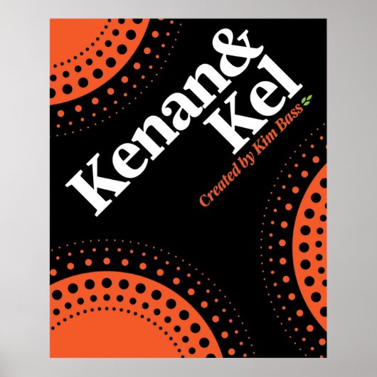 Kenan Kel Oranje Soda Style Design Nickelodeon Poster (Voorkant)