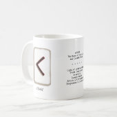 Kenaz RuneStone Mok (Voorkant links)