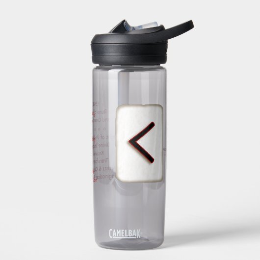 Kenaz "Vindingrijkheid" Rune Steen Waterfles (Links)