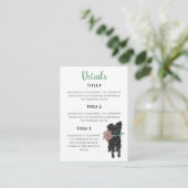 Kendal Enclosure Card Informatiekaartje (Staand voorkant)