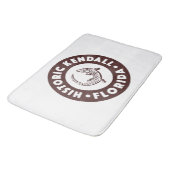 Kendall Florida Circle - Bruin Badmat (Gekanteld)