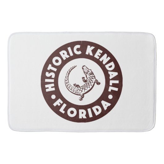Kendall Florida Circle - Bruin Badmat (Voorkant)