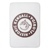 Kendall Florida Circle - Bruin Badmat (Voorkant Verticaal)