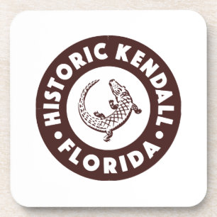 Kendall Florida Circle - Bruin Bier Onderzetter