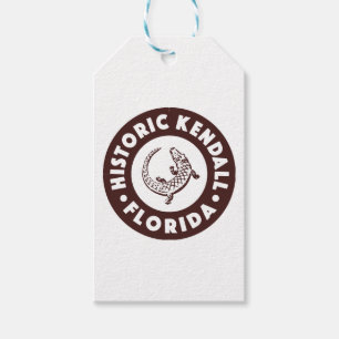 Kendall Florida Circle - Bruin Cadeaulabel