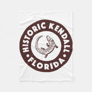 Kendall Florida Circle - Bruin Fleece Deken