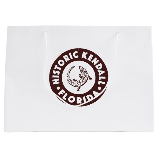 Kendall Florida Circle - Bruin Groot Cadeauzakje (Voorkant)