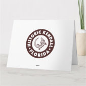 Kendall Florida Circle - Bruin  Kaart (Achterkant)