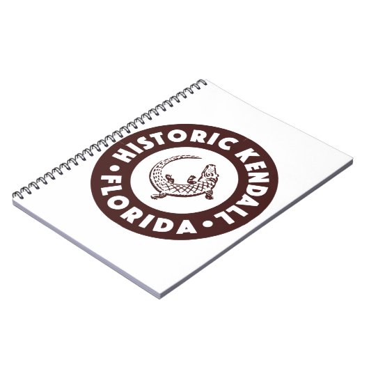 Kendall Florida Circle - Bruin Notitieboek (Linkerzijde)