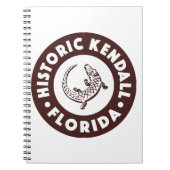 Kendall Florida Circle - Bruin Notitieboek (Voorkant)