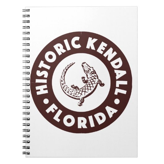 Kendall Florida Circle - Bruin Notitieboek (Voorkant)