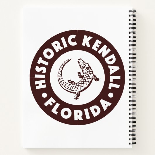 Kendall Florida Circle - Bruin Notitieboek (Achterkant)