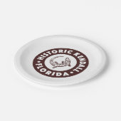 Kendall Florida Circle - Bruin  Papieren Bordje (Gekanteld)