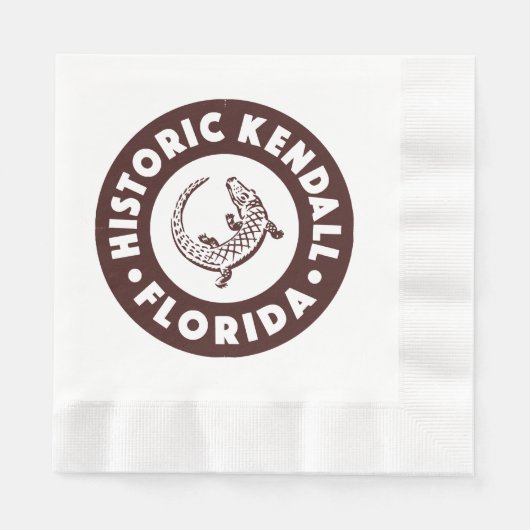 Kendall Florida Circle - Bruin Servet (Voorkant)