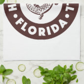 Kendall Florida Circle - Bruin Theedoek (Gevouwen)