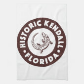 Kendall Florida Circle - Bruin Theedoek (Verticaal)