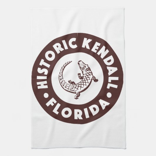 Kendall Florida Circle - Bruin Theedoek (Verticaal)