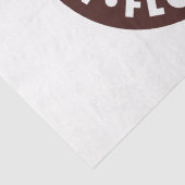 Kendall Florida Circle - Bruin Tissuepapier (Detail)