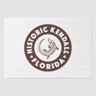 Kendall Florida Circle - Bruin Tissuepapier