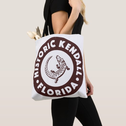 Kendall Florida Circle - Bruin Tote Bag (Dichtbij)