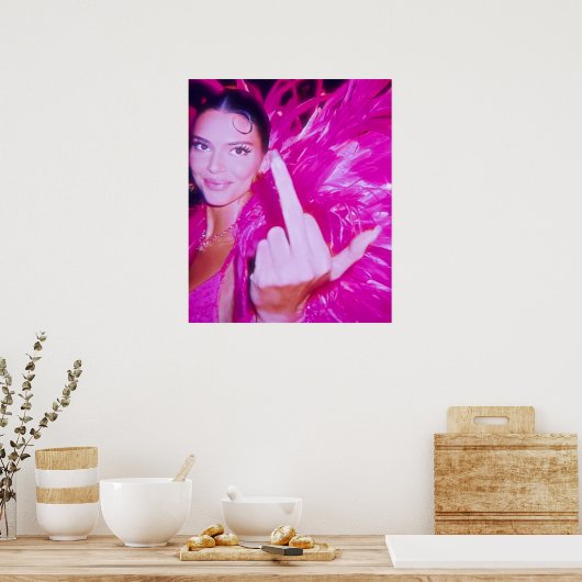 Kendall Jenner Poster (Keuken)