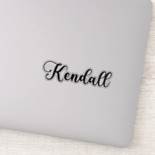 Kendall Name - Handgeschreven kalligrafie Sticker