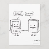 Kendall & Paige - Batterijen Briefkaart (Voorkant)