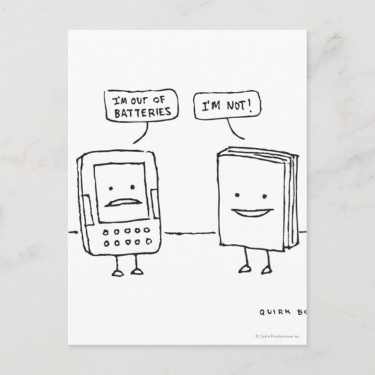 Kendall & Paige - Batterijen Briefkaart (Voorkant)