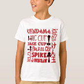 Kendama Block, rood T-shirt (Voorkant)