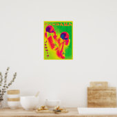 Kendama Jammin' Psychedelic Poster (Keuken)