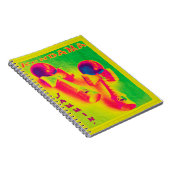 Kendama Jammin' Psychedelic Poster Notitieboek (Rechterzijde)