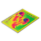 Kendama Jammin' Psychedelic Poster Notitieboek (Linkerzijde)